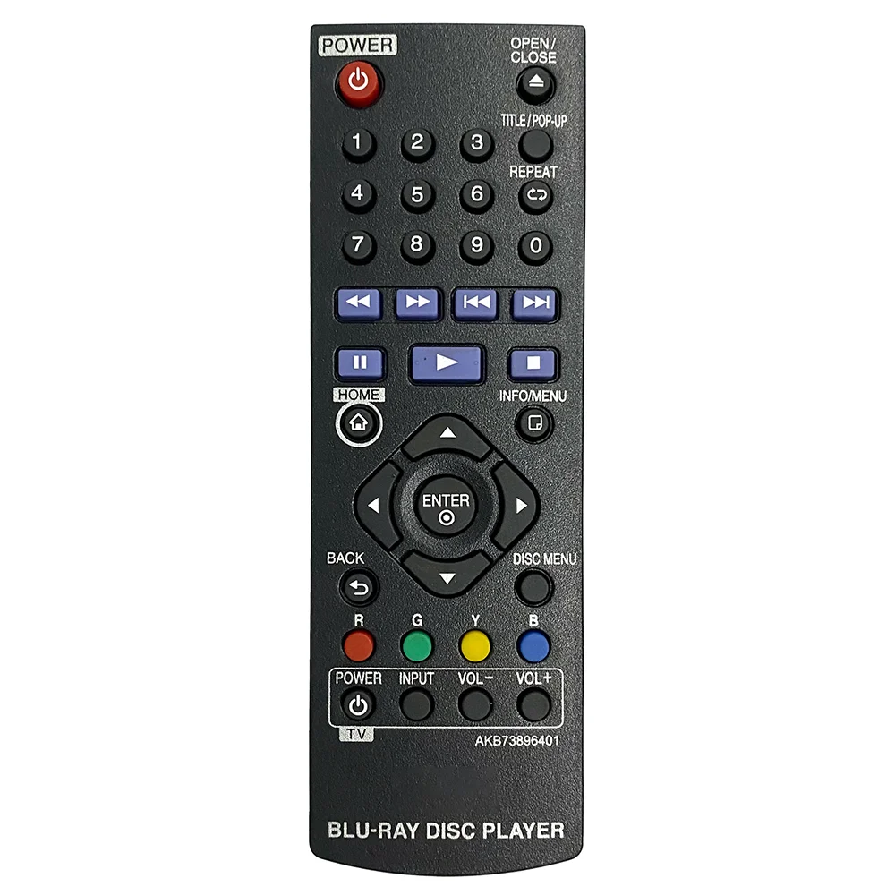 Original Remote Control COV34685701 for LG Blu‑ray Disc Player Remote Control with BP135 BP240 BP250 BP350 AKB73896401