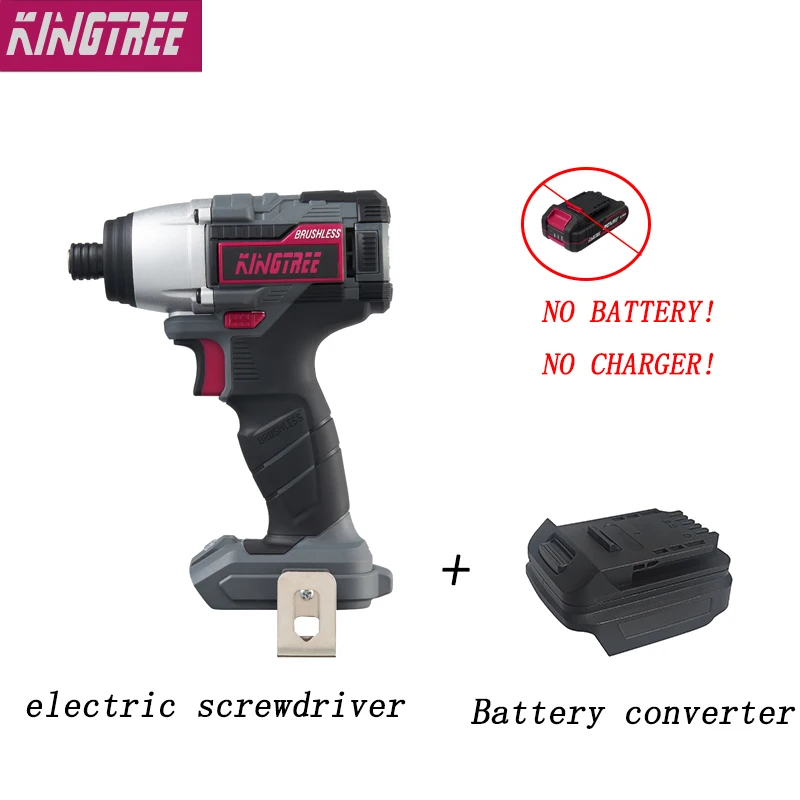 

Kingtree Brushless 20V Cordless Drill Driver 200N.m Electric Screwdriver Power Tools for Home DIYS suit for Makita Battery