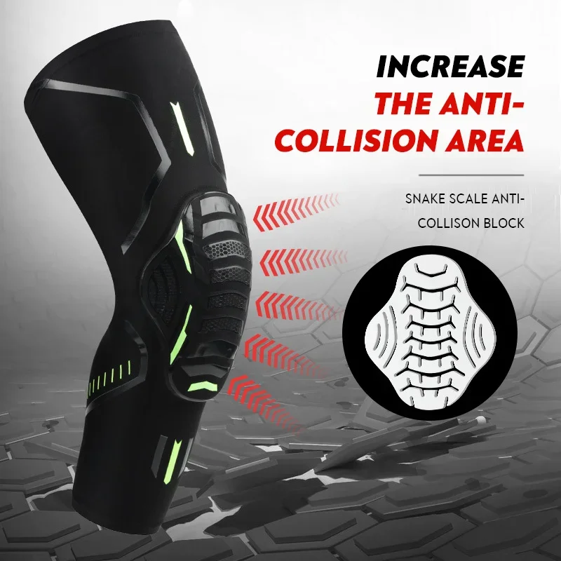 

A Pair Elbow & Knee Pads Sports Safety Shockproof Gym Knee Braces Support Basketball Fitness Adult Unisex Knee Sleeves