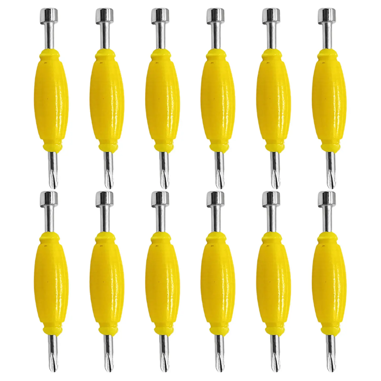

12Pcs Dual Head Screwdrivers for Fingerboards Universal Mini Skateboard Repair Kit Small Precision Screwdriver Set for Deck