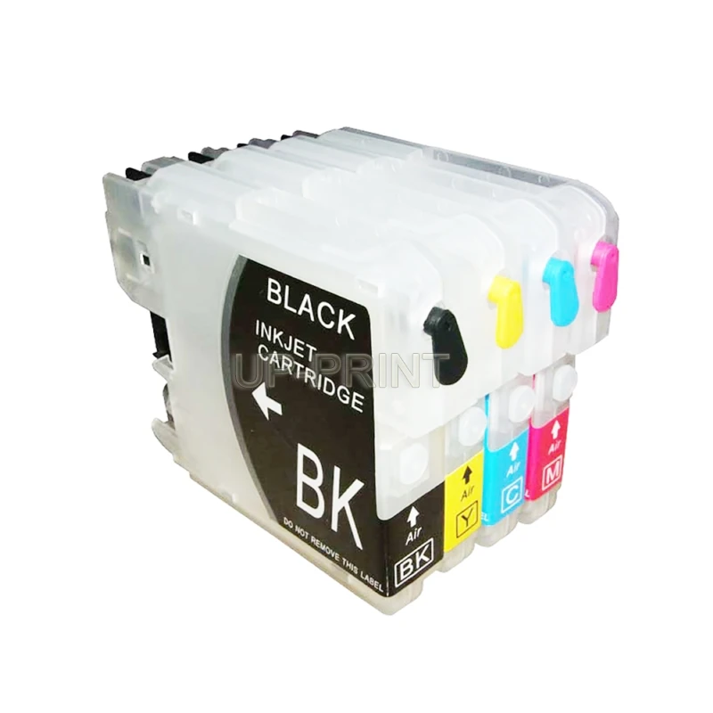 UP  Refill ink Cartridge for brohter LC980 LC1100 MFC-6190CN 6490CN 6490CW 6890CN 6890CDW DCP-145C 185C 165C 385C 535CN