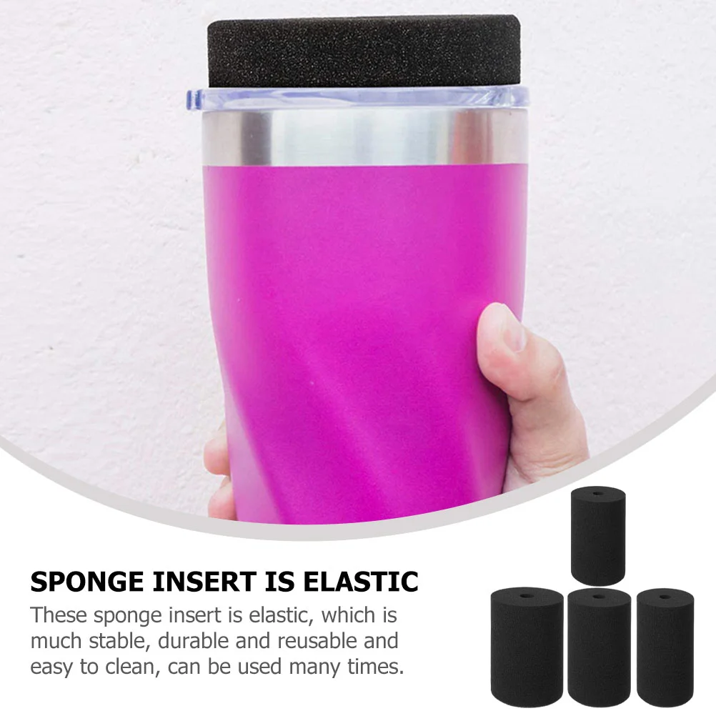 4 Pcs Cylindrical Sponge Inserted Sponges Cup Turner Rotary Tumblers Inserts for Blade