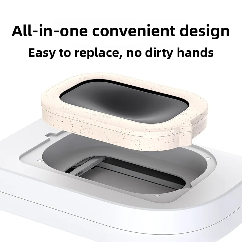 P99034 For Petkit-Refillable Ring Trash Bags Box, Ultra Exclusive Garbage Bin, Automatic Packaging, Cat Litter Box
