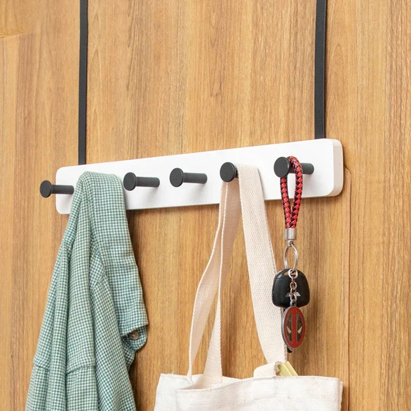 

Children Wall Mounted Coat Rack Hat Hooks Rail Wall Hooks Hanging Shelf Coat Hooks Towel Purse Robes Hanger Home Furniture