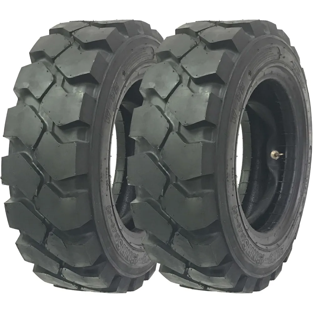 إطارات الرافعة الشوكية 7.00-12 /12TT مع واقي حافة رفرف الأنبوب (مجموعة من 2)