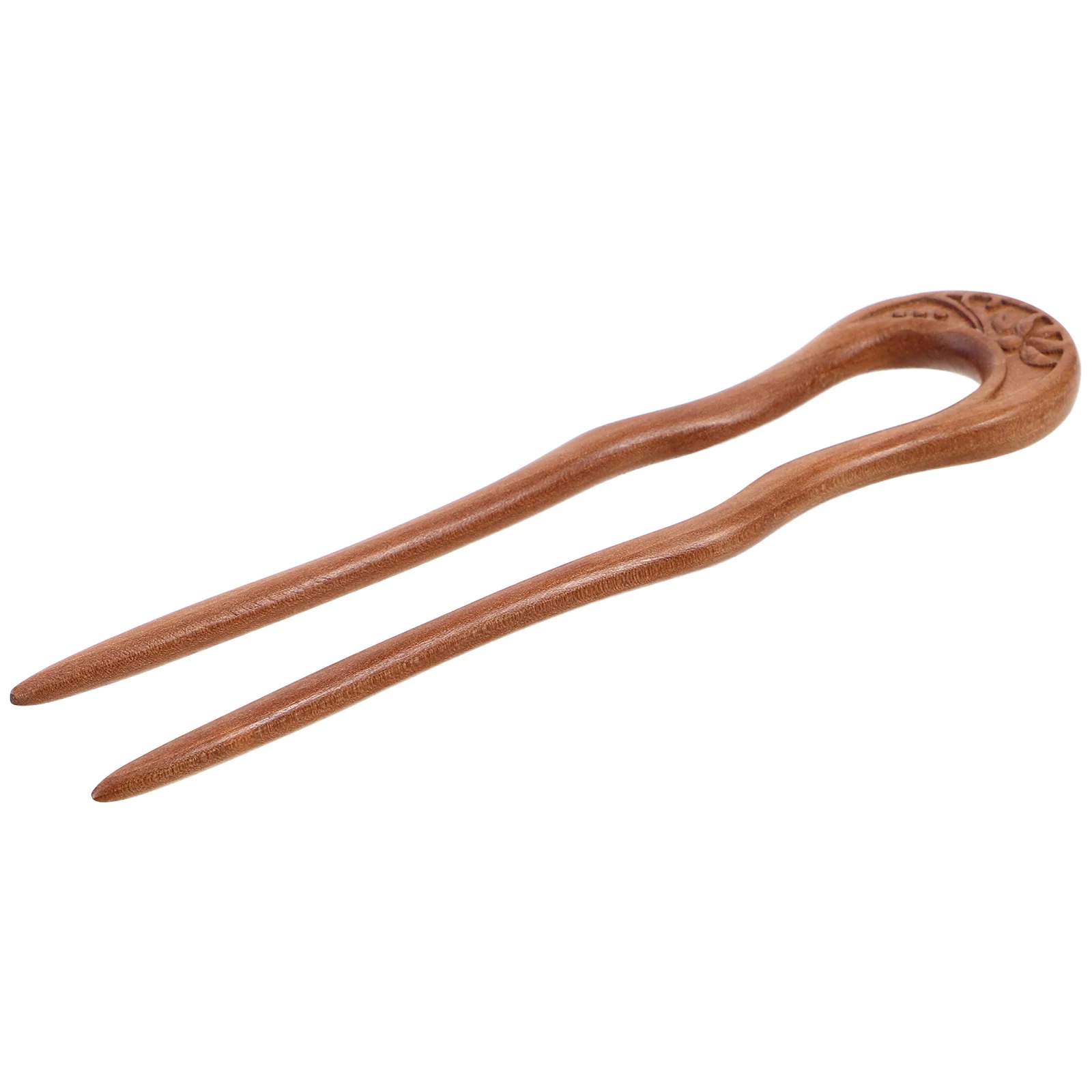 

Деревянные палочки для волос ручной работы, резная U-образная винтажная вилка для волос для женщин и девочек, элегантные заколки для волос с деревянными цветами, безопасная укладка