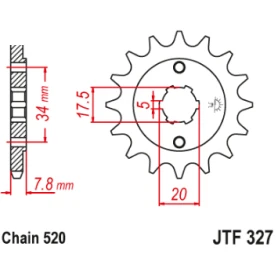 520-13T 45#Steel Motorcycle Front Sprocket Gear for Honda CRF150 03-05 CRF230 03-18 CRM125 XR250 88-95 NSR125 CBX250 XL250 XR250