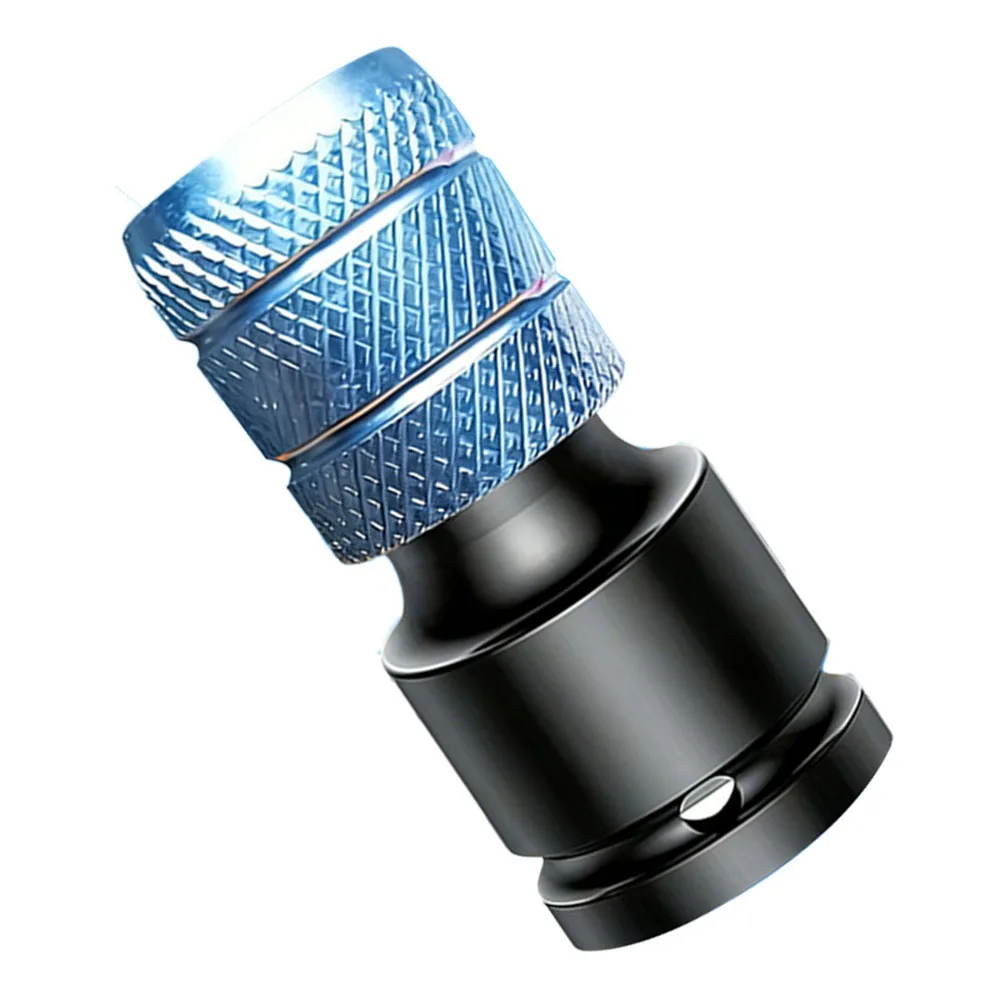 1pc Quick Release 1/2Inch Square To 1/4Inch Hex Socket Adapter Converter Chuckhand Tool Power Tool Accessories