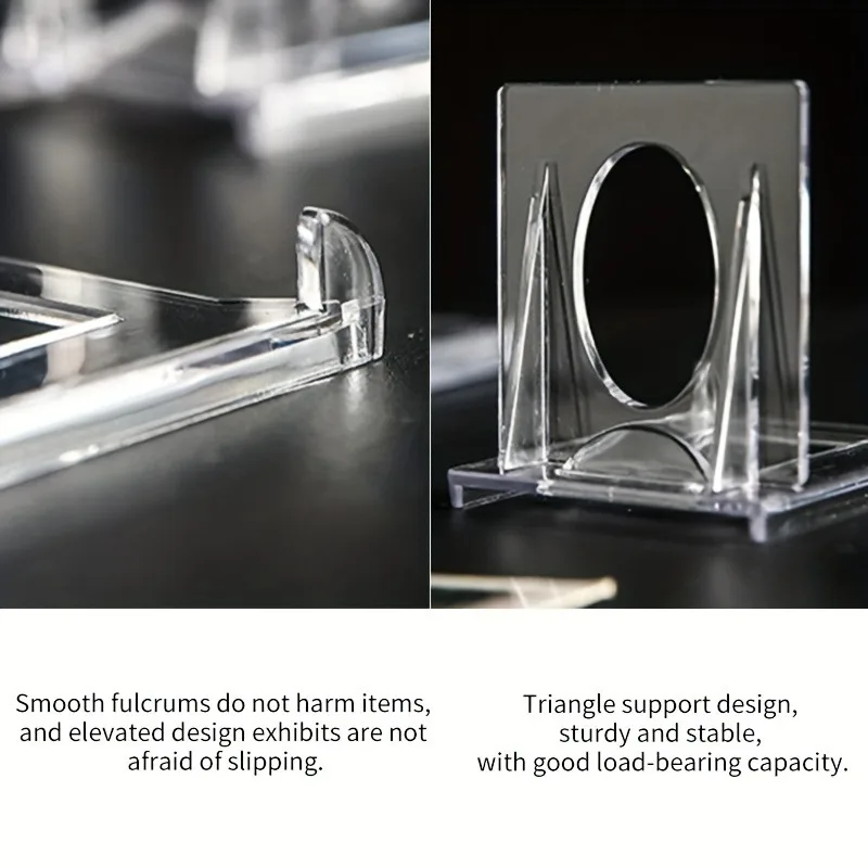 3PCS/5PCS/10pcs Mini supporti per piastre acriliche regolabili per cavalletti per piastre quadri espositori supporto per display multiuso