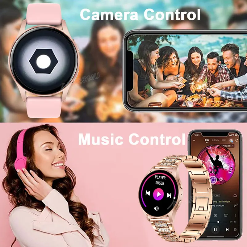 2023 novo relógio inteligente para as mulheres 120 esportes modo fitness atividade rastreador smartwatch compatível iphone/android casal relógios