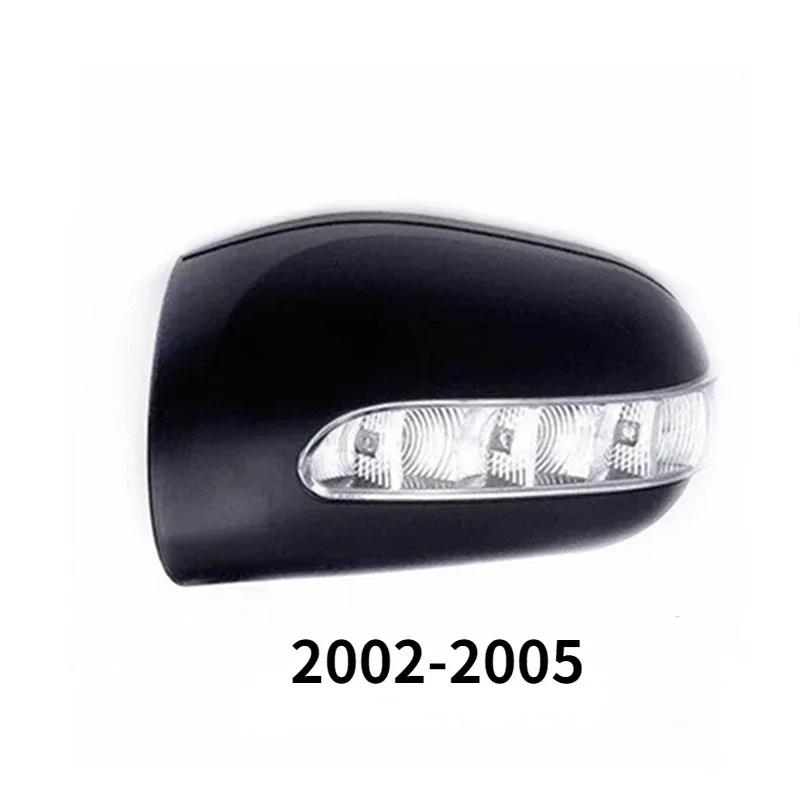 مرآة جانبية ساخنة زجاج عدسة الرؤية الخلفية الإسكان مع بدوره مصباح إشارة لمرسيدس بنز S-Class W220 S280 S320 S430 1998-2005 #5