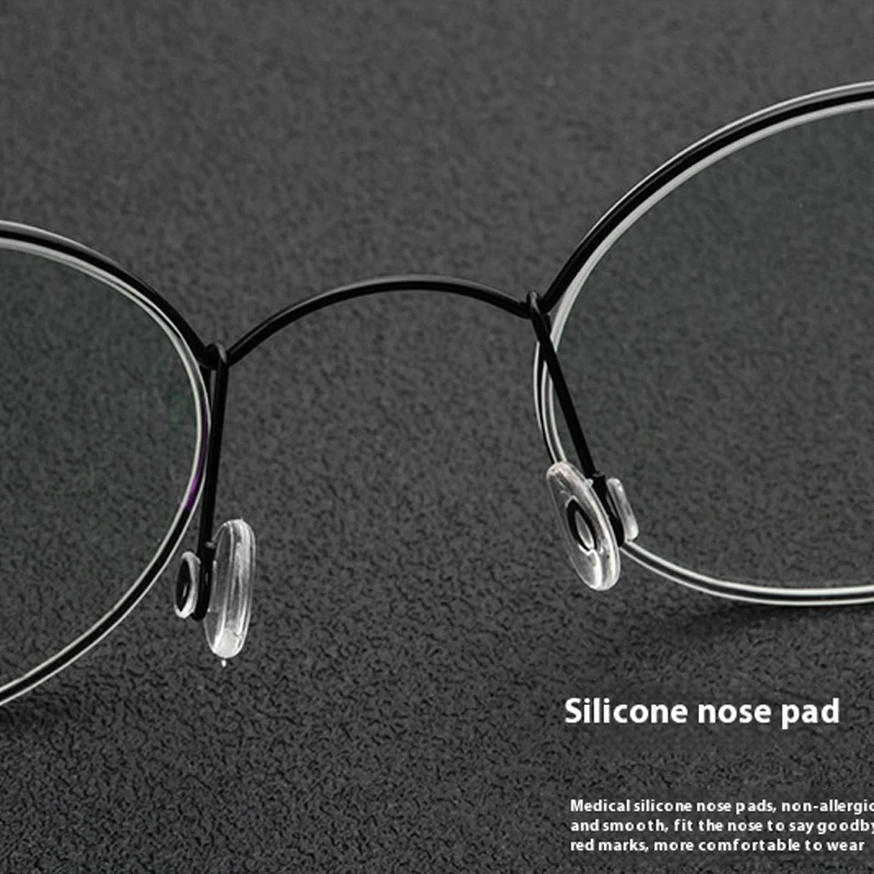 Screw Free Titanium Prescription Eyeglasses Myopia Presbyopia Anti Blue Light Glasses Customized Medical Progressive Glasses