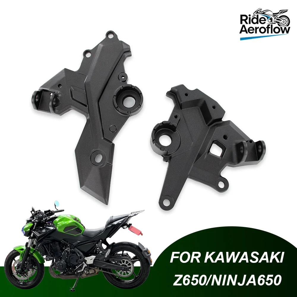

Fit For Kawasaki Z650 Ninja 650 Motorcycle Front Footrests Foot Pegs Pedal Bracket Parts 2020 2021 2022 2023