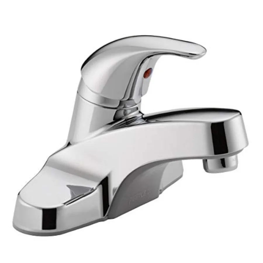 

Centerset Bathroom Faucet Chrome, Bathroom Sink Faucet, Single Handle, Chrome P131LF