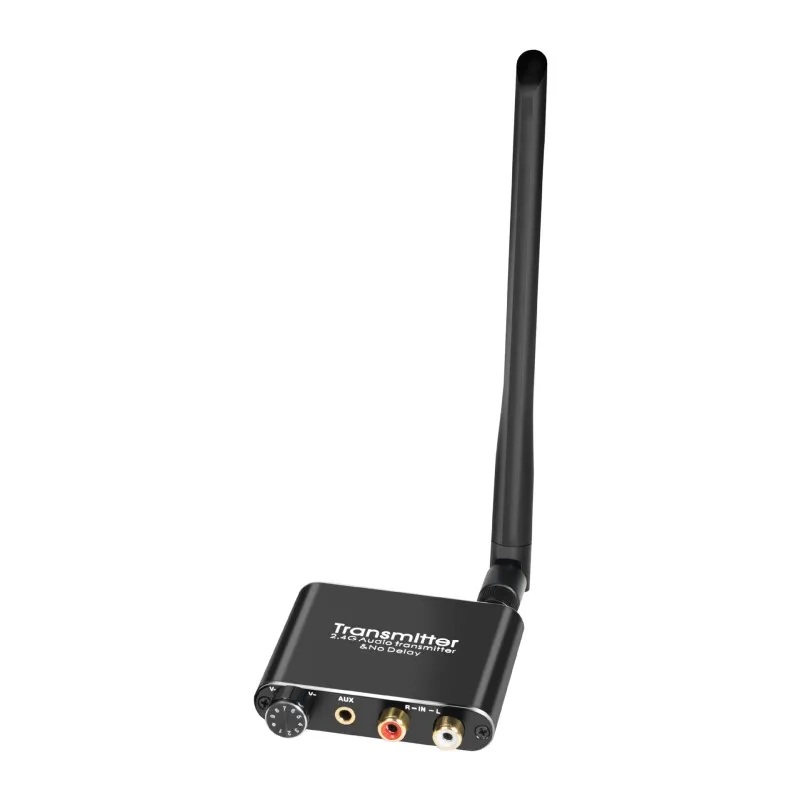 Wi-Fi,2.4GHz, 3.5mm,r,l,rca,DVD,テレビ,コンピューター,CD用のワイヤレスオーディオ音楽送受信機