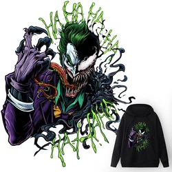 Venom Large Patches Iron-On Transfers for Clothes Heat Transfer Vinyl Sticker for T-shirt Hoodie Cool Printed Washable DIY