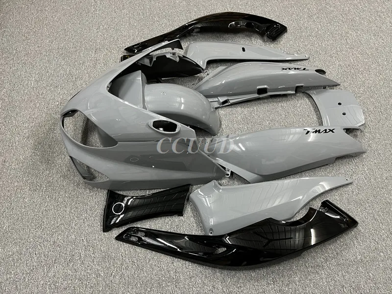 New ABS Motorcycle Fairings Kit Fit For YAMAHA T-Max 500 2001 2002 2003 2004 2005 2006 2007 Bodywork Set Custom Grey Black