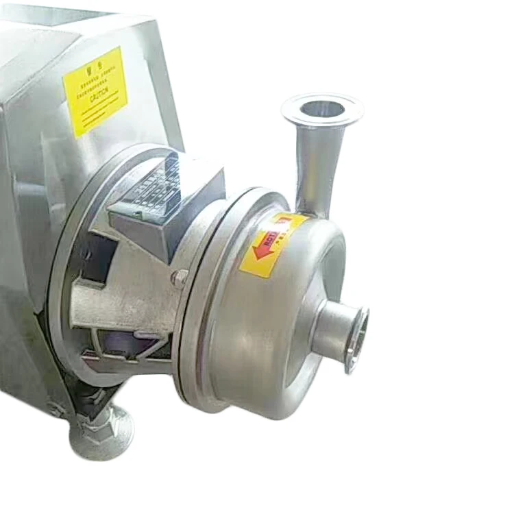 Food Grade centrifugal pump with A B  motor and  case