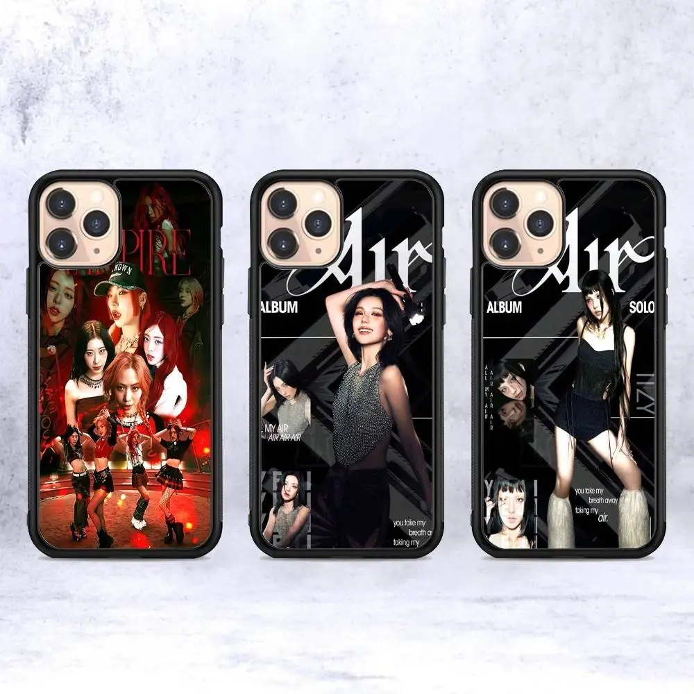 

Singer Idol I-ITZY Phone Case For Iphone 16 15 14 13 12 11 Pro Max Plus Shockproof TPU+PC Hard Case
