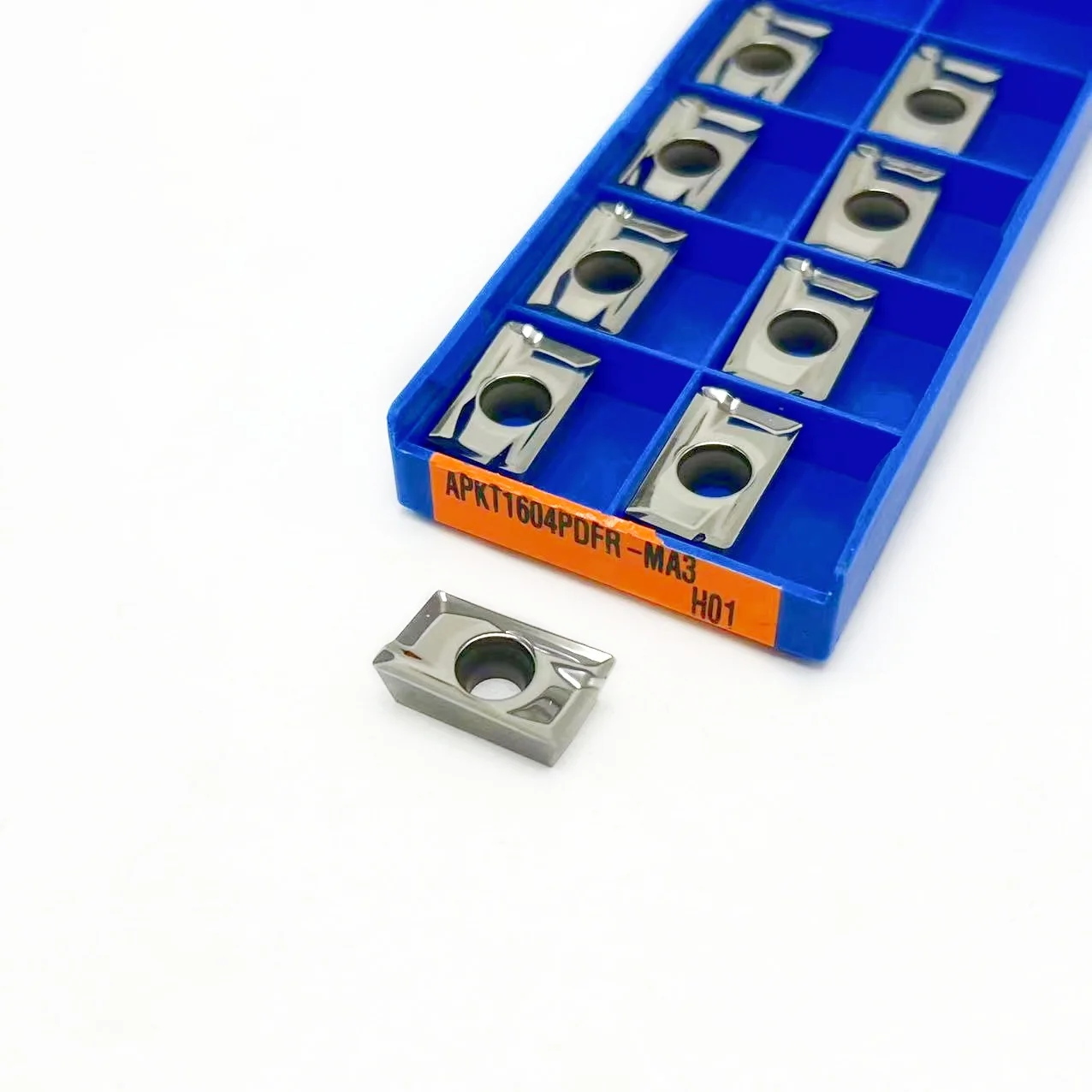 SPORTARC Lot De 10 Lames De Fraisage APKT1604PDER-MA3 H01 Carbure Pour Aluminium