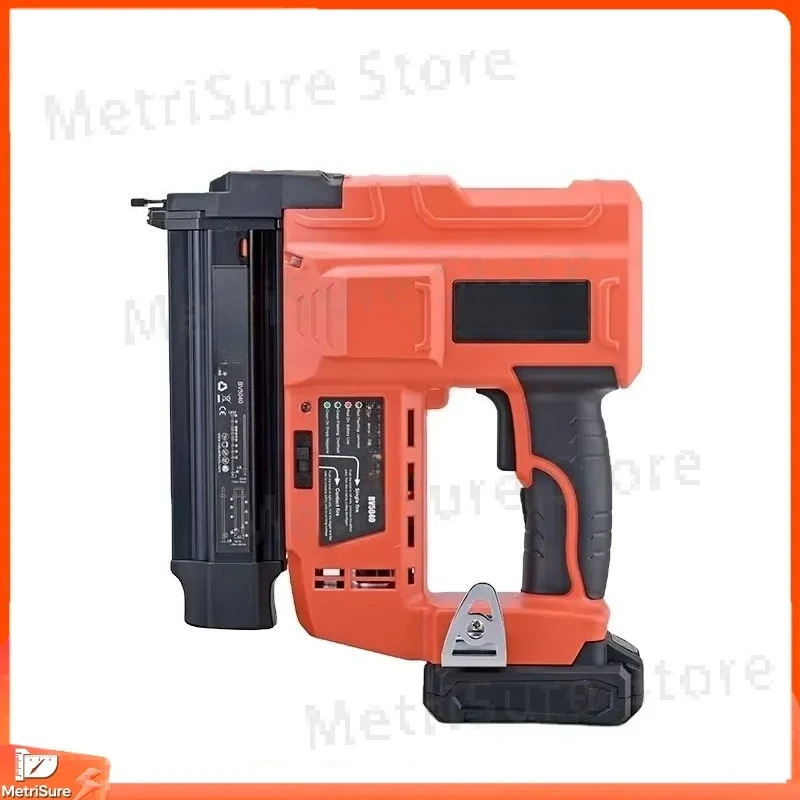 2 in 1 Cordless Brad Nail Gun 18V Nail Gun Battery Operated Nail Gun for Woodworking Carpentry DIY Construction