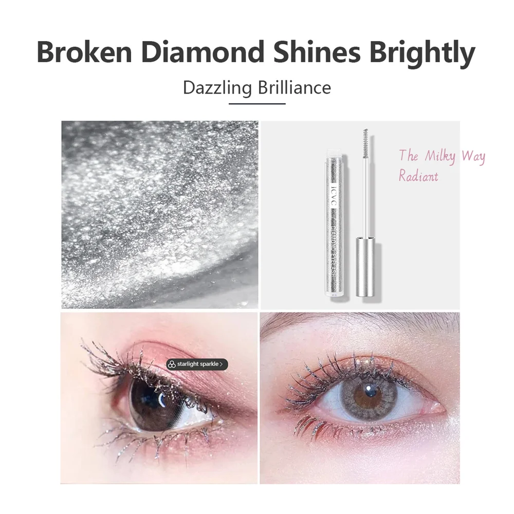 Broken diamond eye black, waterproof and durable, not easy to take off makeup, stage party festival makeup dance