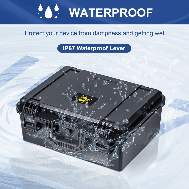 DEVASO is suitable for Microsoft Xbox Series X game storage box Portable suitcase Sealed safe explosion-proof protective case