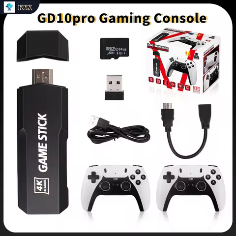 Portable retro video games consoles game stick 4K 3D 40000 games Gamepad Classic console game for pc ps