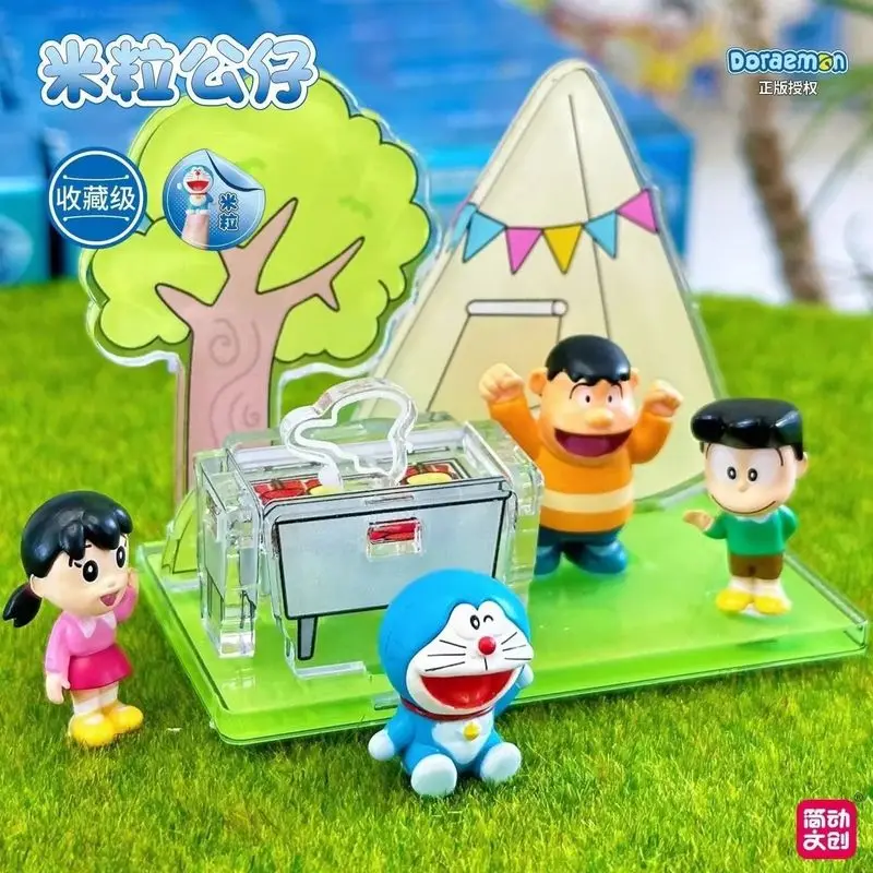 

Doraemon слепая коробка, загадочный подарок, милые мини-статуэтки, коллекционные игрушки-Nobi Nobita Dorami Shizuka Minamoto Honekawa Suneo