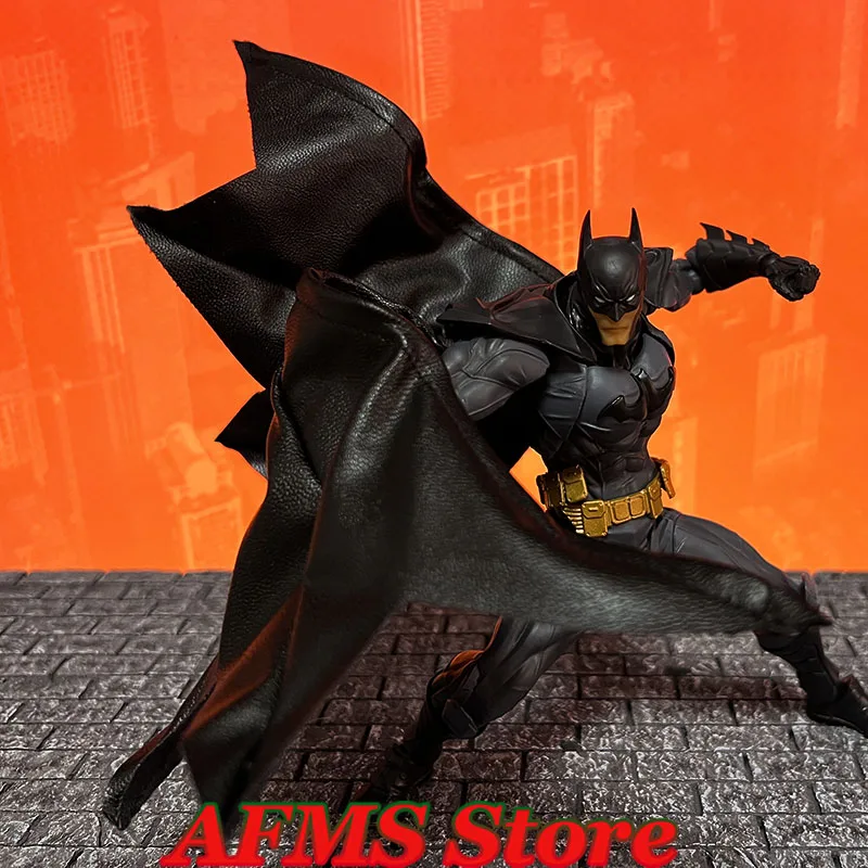 1/12 Scale Collectible Figure Batman Cloak Dark Arkham Knight Black Cape Fit 6Inch Kaiyodo Men Soldier Action Figure Model