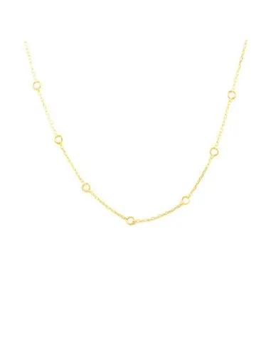 18k gold chain forced aritos (45 cm)