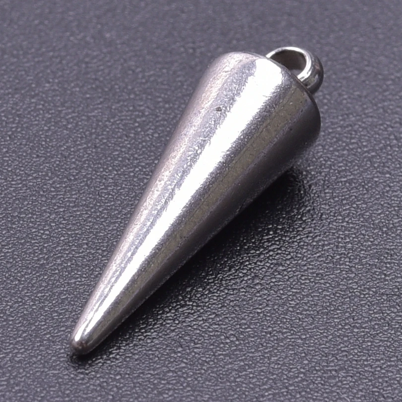 No Fade Titanium Pendant Skull Fire Heart Charm In Bulk DIY Stainless Steel Charms For Jewelry Making Necklace Keychain Earrings view 5