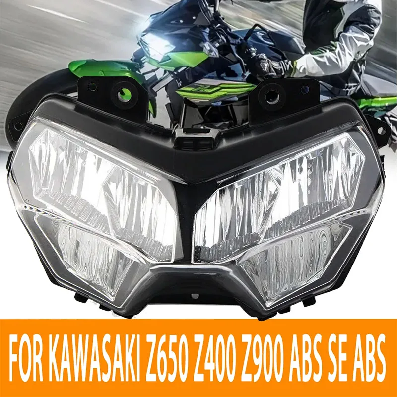 Headlight Z900 2022 For KAWASAKI Z250 Z400 Z650 KLR650 ZR1000 H2 2023 Motorcycle Waterproof Highlights Light