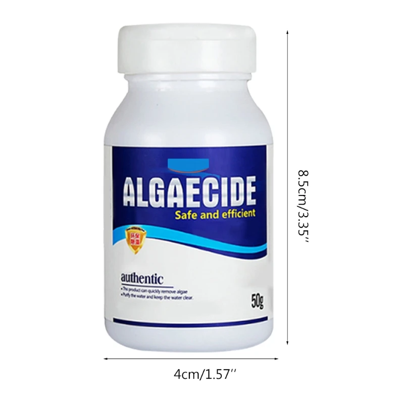 Algecida de algas musgo de alta eficiencia, 50g, reducción de Control, purificación de agua, segura y eficiente para estanque de acuario