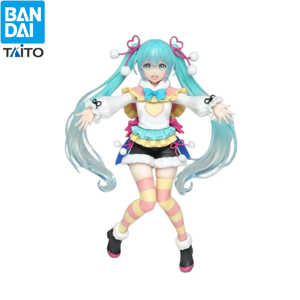 タイトー初音ミク-vocaloid-シリーズ-シルキー-プレミアム-精巧な塗装済みフィギュア-ギフト-コレクタブル-デスクトップディスプレイ玩具
