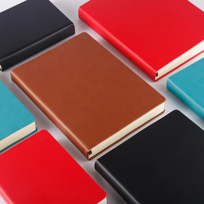 Super Thick 330 Sheets Diary Notebook sketchbook blank page Travel journal Planner A4 A5 A6 PU Leather hard cover Stationery