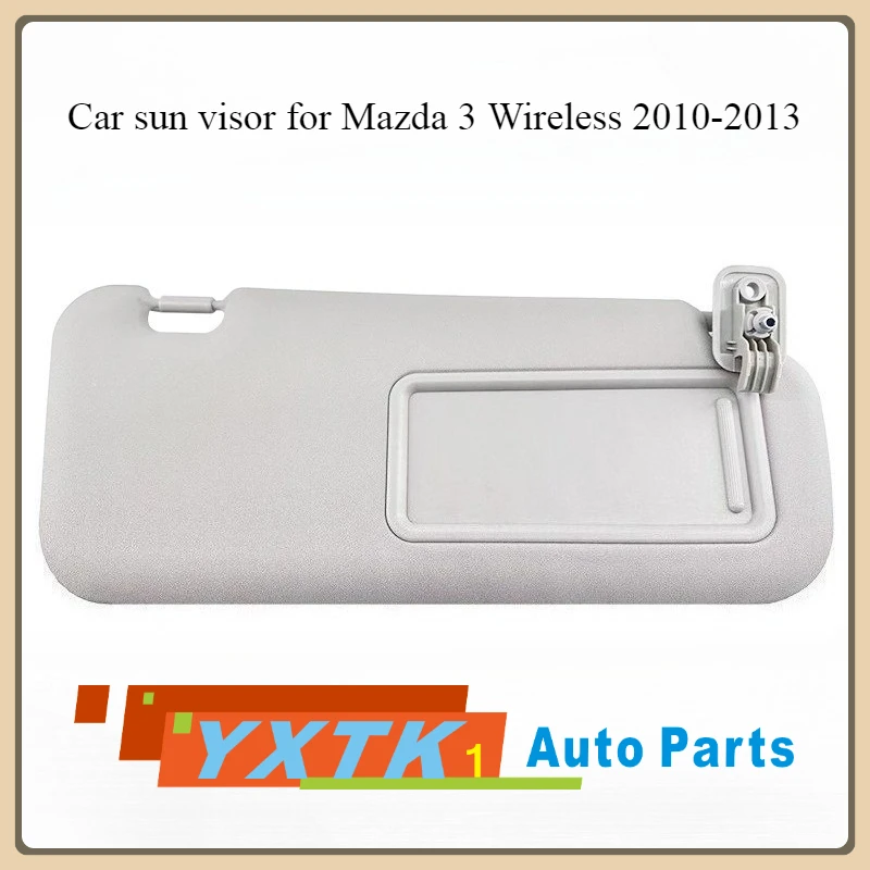 Car sun visor for Mazda 3 Wireless 2010 2011 2012 2013 gray left and right visor