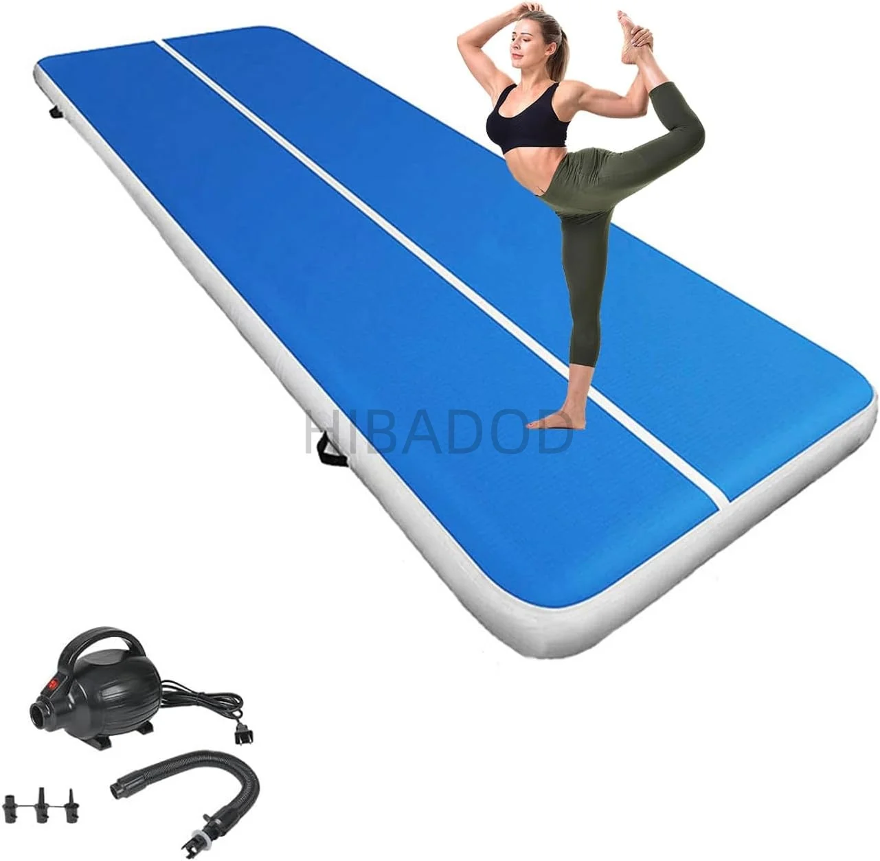 

Inflatable Air Tumbling Mat Gymnastics Tumble Track 4x2m 5x2m 6x2m 8inches Thickness Air Mats for Home Use/Training/Cheerleading