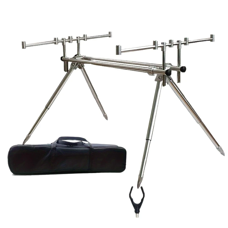 

Aluminum alloy turret retractable sea rod long-throw rod support