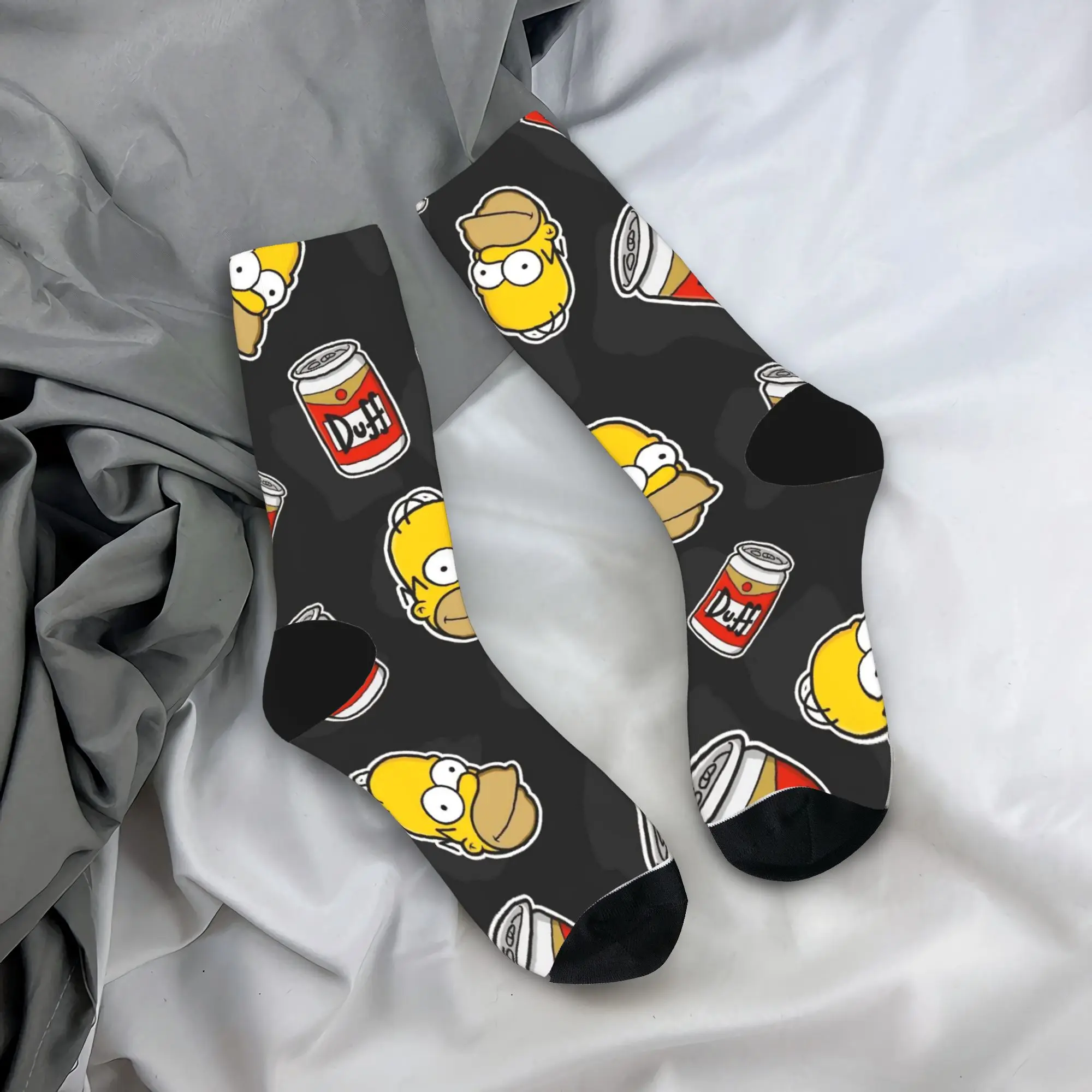 Winter Warm Fashion Unisex S-Simpson Socks  Non-slip Soccer Socks