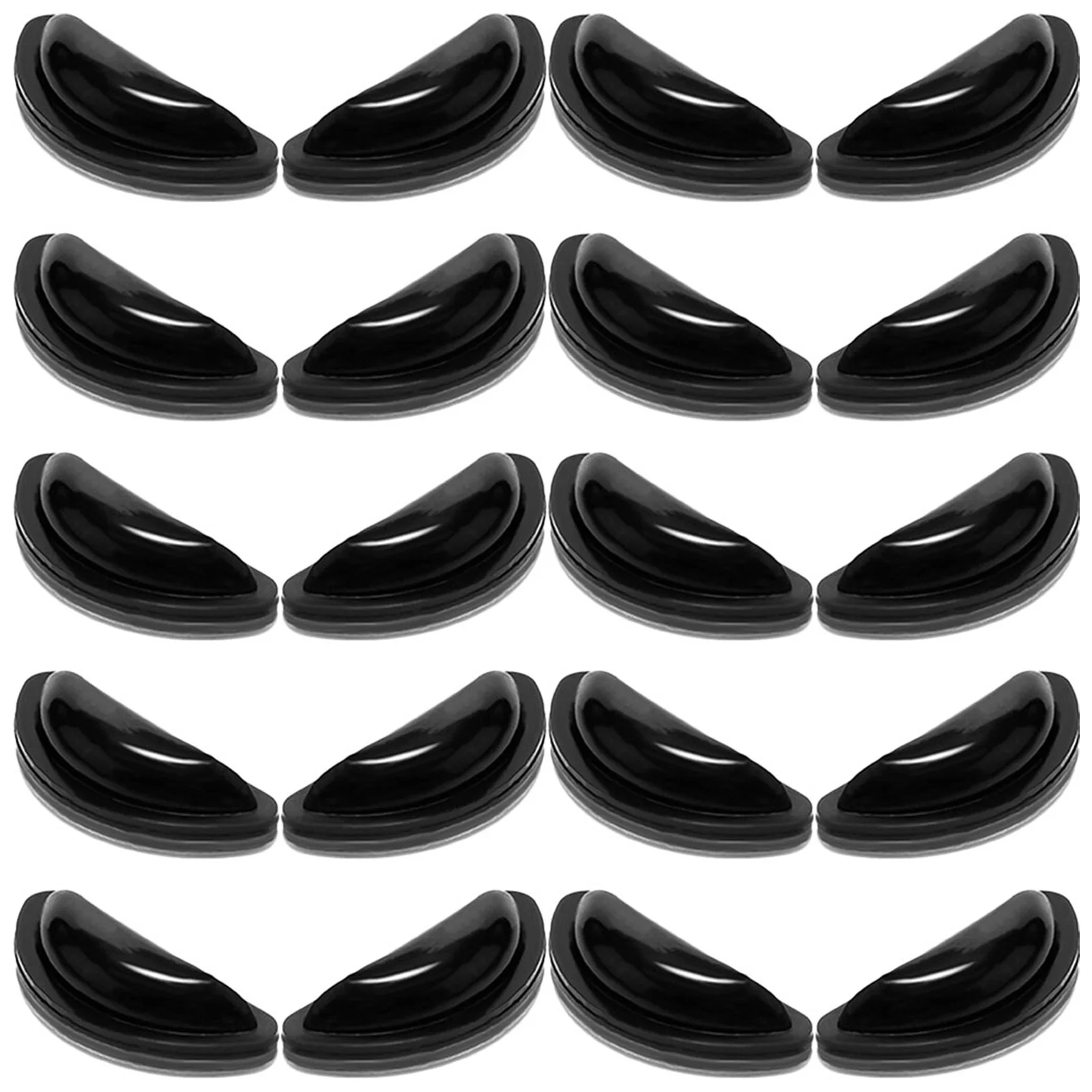 

10Pairs Silicone Glasses Nose Pads Elevated Nonslip Support for Eyeglasses Sunglasses Reusable Glasses Accessories