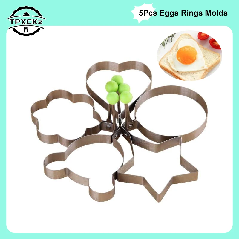 5Pcs Eggs Rings Mol… - image