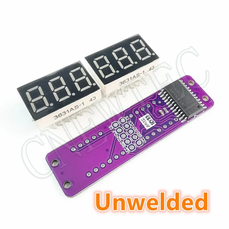 MAX7219 0.36 Inch 6 Bits Digital LED Display 7 Segment Module 5 Color Available for Arduino STM32 STC AVR ESP32 Unwelded