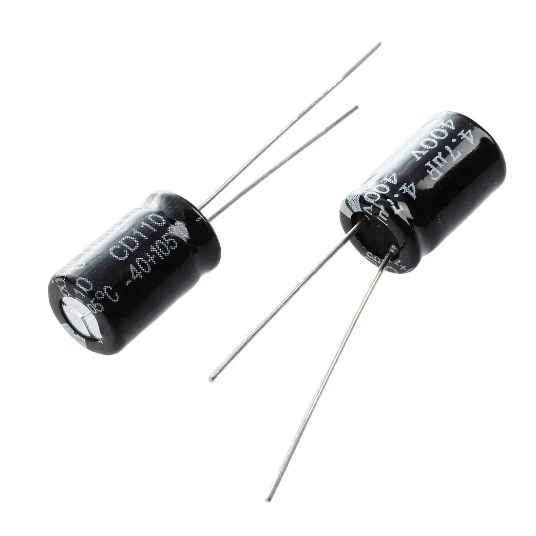A40I 10 x 4.7uF 400V 105C Radial Electrolytic Capacitor 8x12m