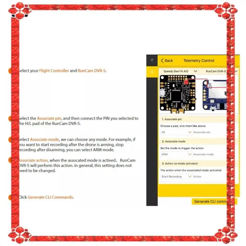 Consegna in 24 ore 1 PZ Mini FPV DVR Registratore Video Registratore Audio M2 Foro PC + Metallo Per Mini FPV Racing Drone Quadcopter