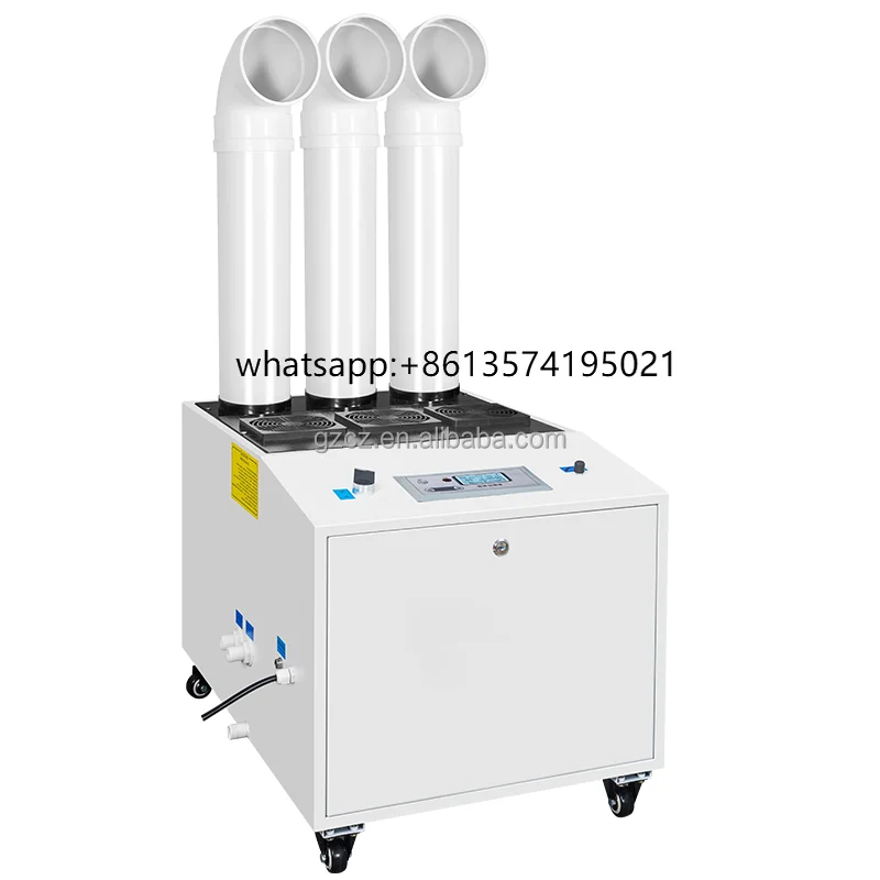 

Large Humidifiers for Hospital Lager Humidifiers for Large Room with 3 Fog Outlet for School Office Commercial Greenhouse Plants