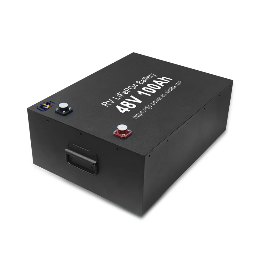 

48V 100Ah LiFePO4 Battery for RV 5KWh Energy Storage Deep Cycle Shockproof 5Year Warranty Lithium Battery for Van Motorhome