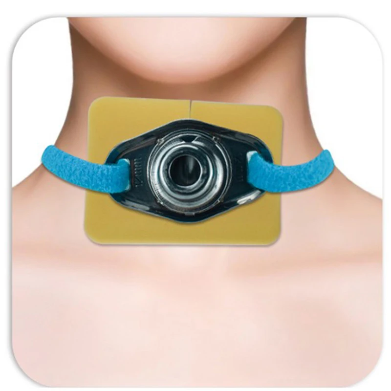 Hot 1Pc Medizinische Komfortable Tracheal Ultra-weiche Fixierung Tracheotomie Rohr Pad Gaze