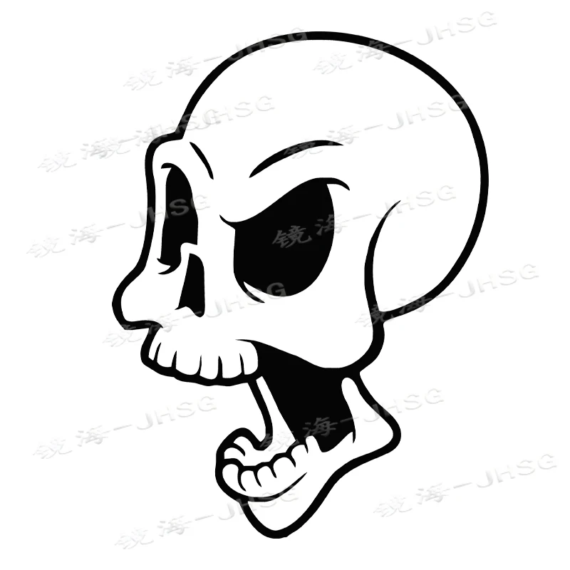 

Personalized Mold Skull Vinyl Car Sticker Fun Skull Waterproof Car Accessories Window Bumper Decal