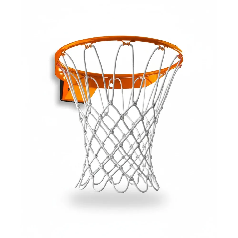 Professional 18" Steel Basketball Hoop with Net | Fixed/Breakaway Rim | Indoor & Outdoor Court